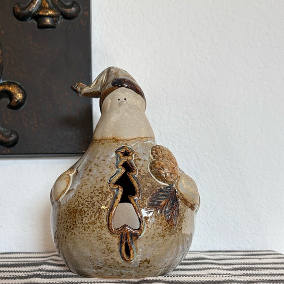 Norwegian Pottery Other - 🆕Norwegian Pottery Ceramic Santa Candleholder